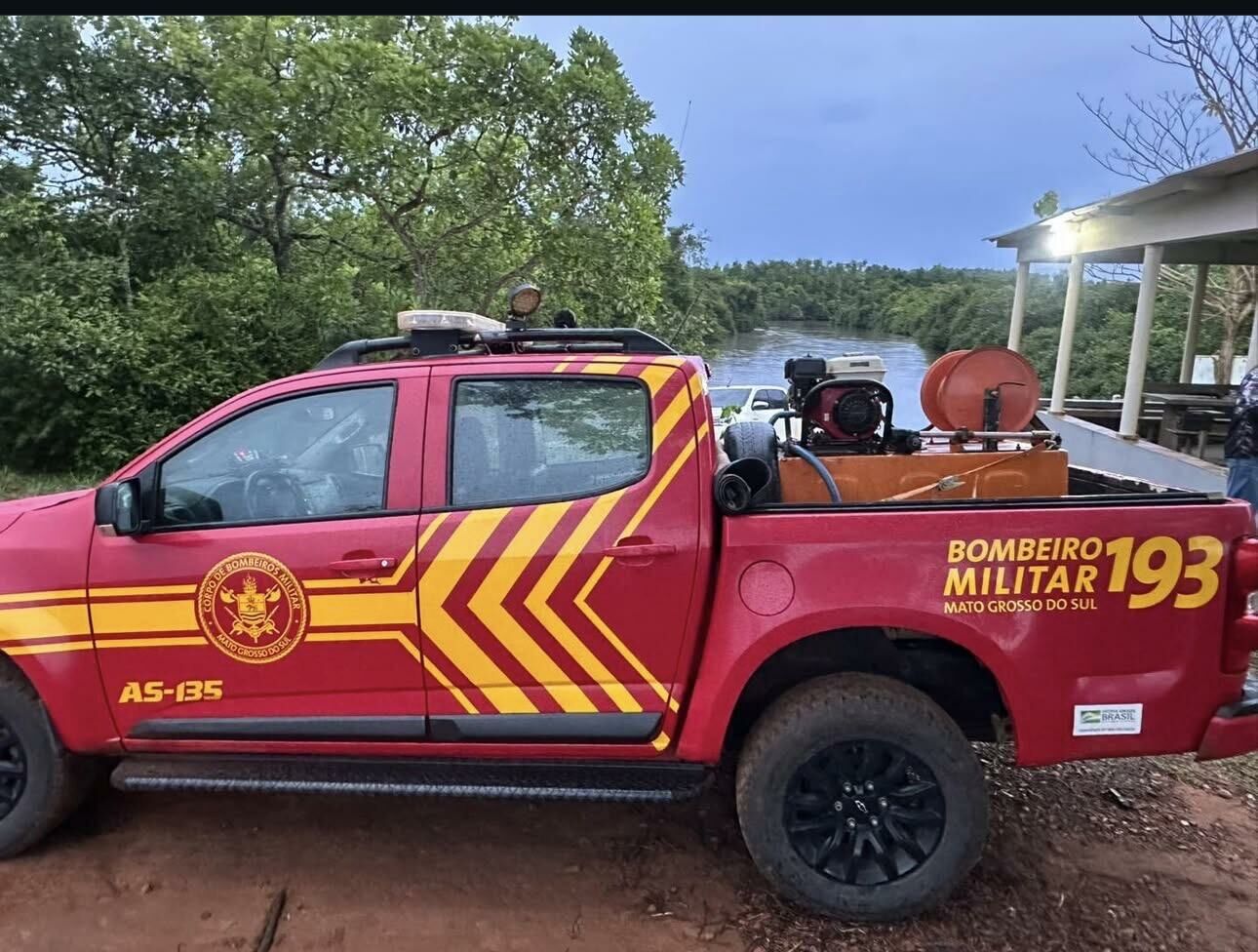 Imagem de compartilhamento para o artigo Tentativa de salvamento termina em tragédia no Rio Sucuriú em Paraíso das Águas da MS Todo dia